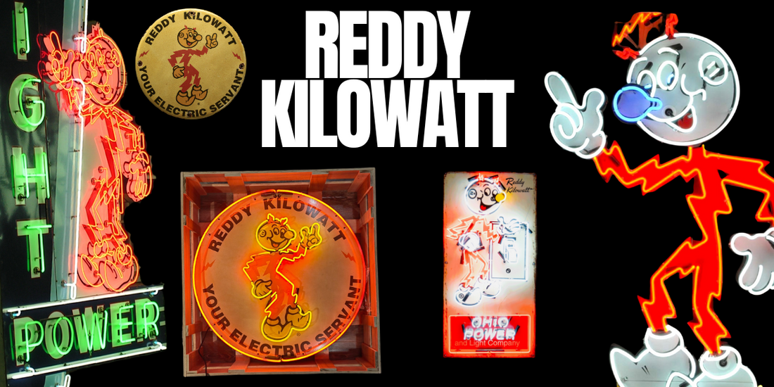 Reddy Kilowatt: The Electric Icon Who Lit Up Vintage Porcelain and Neon Sign History