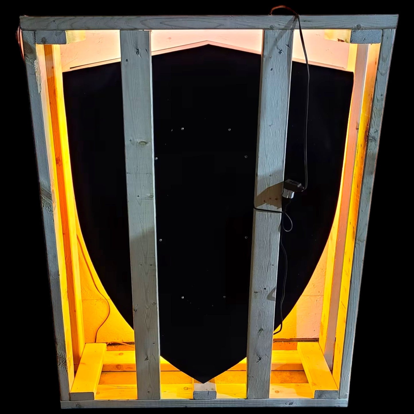 Ferrari Shield Neon Sign - Real Glass, Porcelain, Die Cut Can