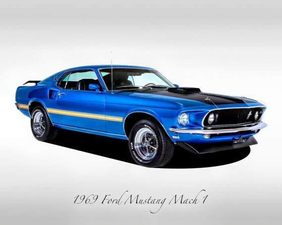 Ford Mustang and Carroll Shelby Changed the Course of Automotive History Forever. Find more on the story behind classic ford automobiles and the iconic porcelain and real neon signs that honor them on sale at Porcelain Advertising