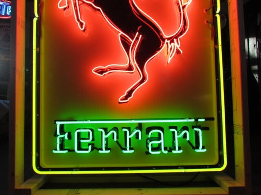 Ferrari Shield & Dealer Signs – Icons in Porcelain and Neon