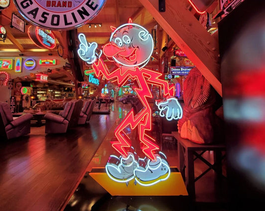 Reddy Kilowatt: The Electric Icon Who Lit Up Vintage Porcelain and Neon Sign History