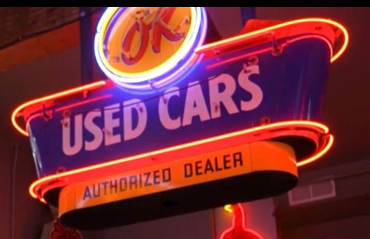 OK Used Cars: The Chevrolet Legacy Captured Forever with Vintage Porcelain & Neon Signs