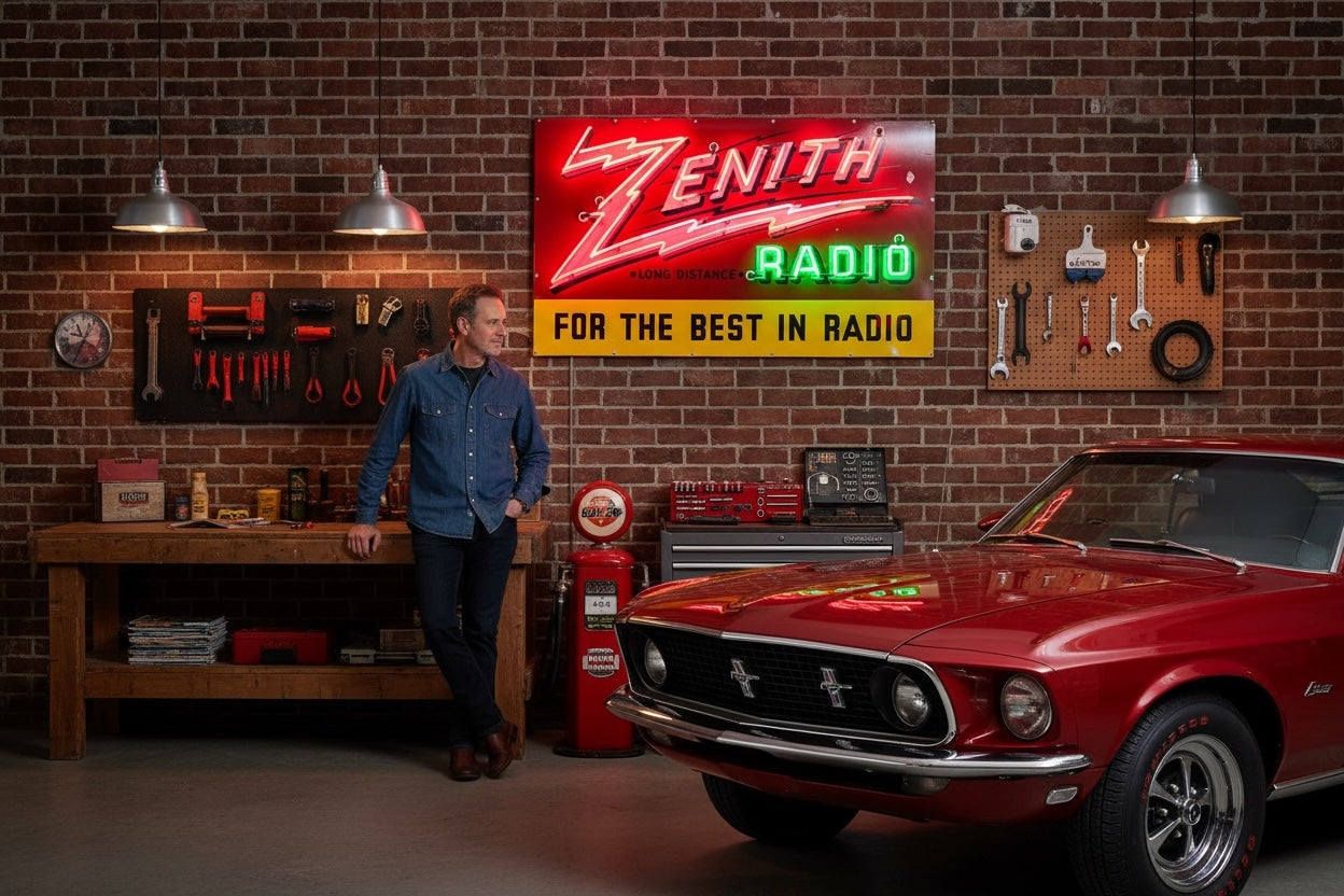 Neon Porcelain Panel Signs