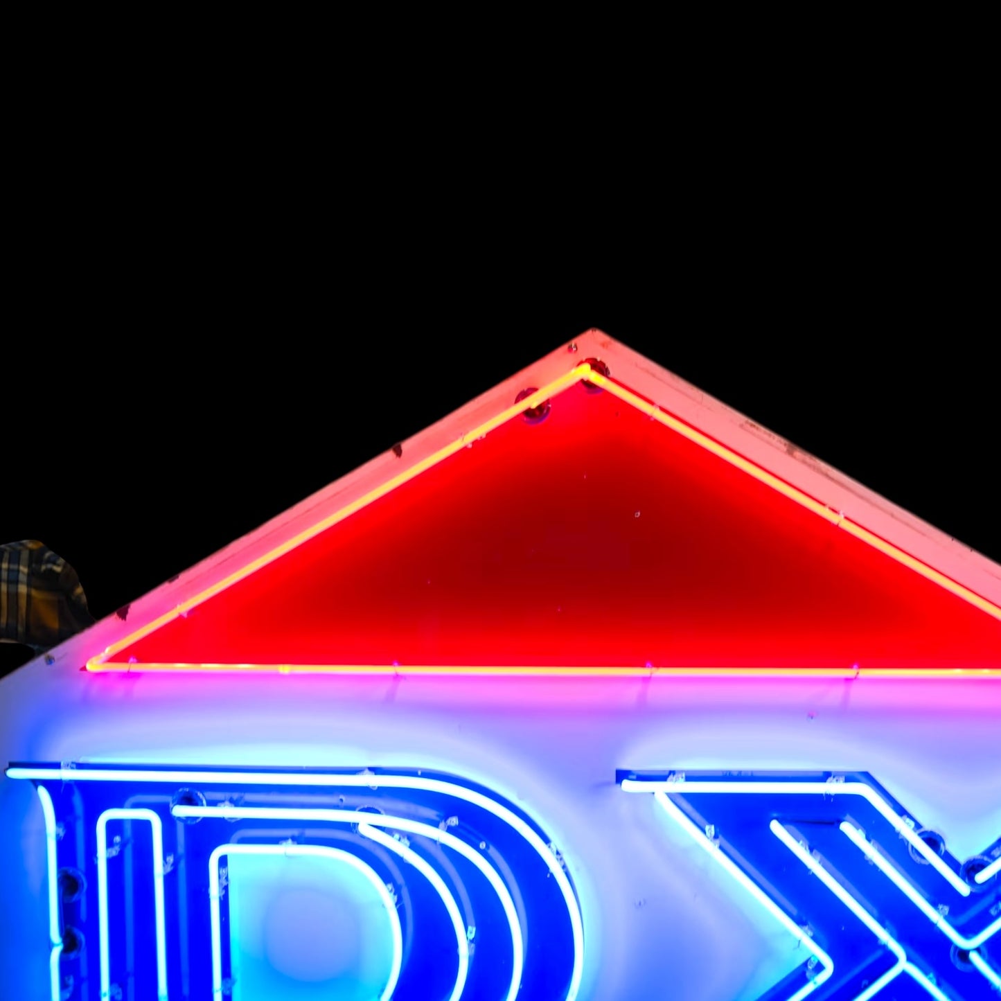 DX Orange Blue Glass Neon Porcelain Diamond Die Cut with Steel Can