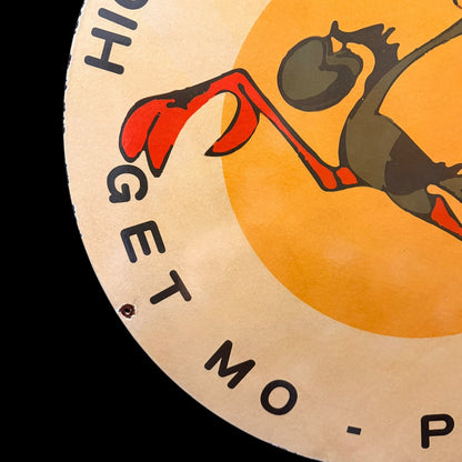 Mopar Mo-Power Road Runner Large Porcelain Enamel Sign (SS 30-Inch)