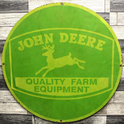 Looking for Collectible Signs  John Deere Quality Farm Equipment 