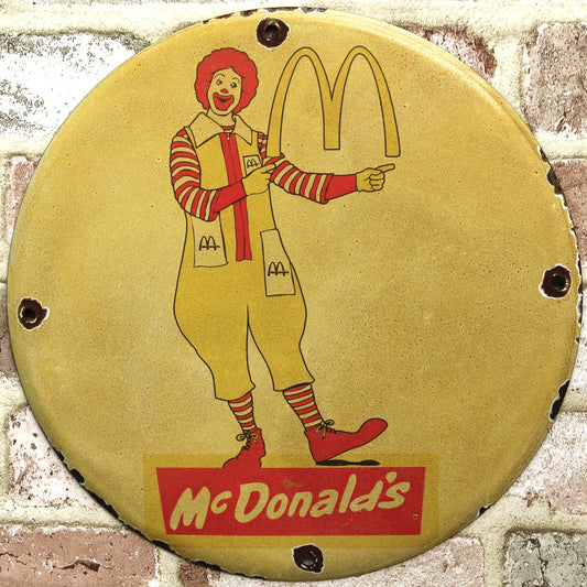 Looking for Collectible Signs  Ronald McDonald Americana 
