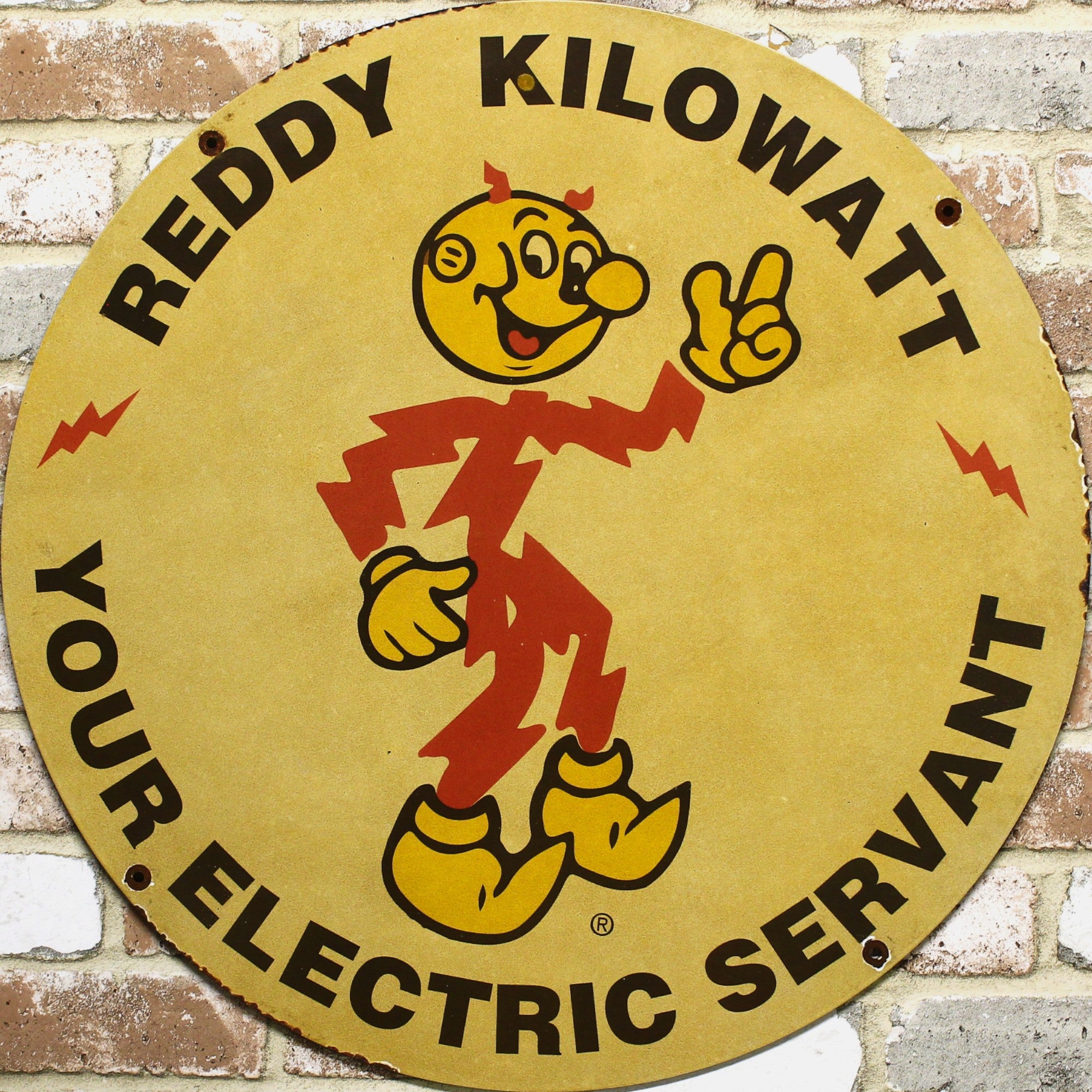 Reddy Kilowatt Collection | Vintage Neon & Porcelain Sign