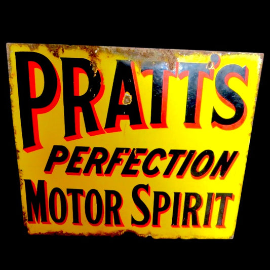 Pratt's Perfection Porcelain Enamel Vintage Metal Reproduction