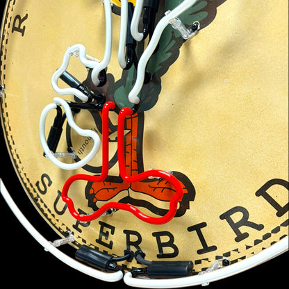 Road Runner Superbird Single-Sided Neon Porcelain Box Sign