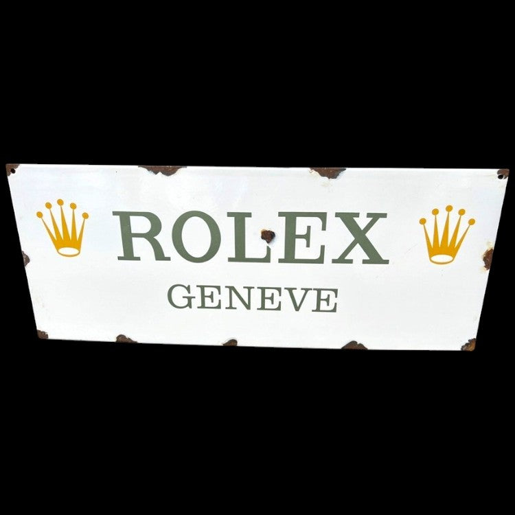 Geneve Porcelain Enamel Vintage Metal Reproduction