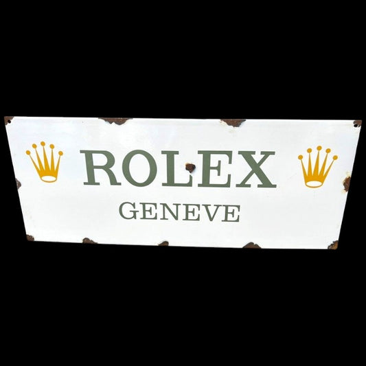 Geneve Porcelain Enamel Vintage Metal Reproduction