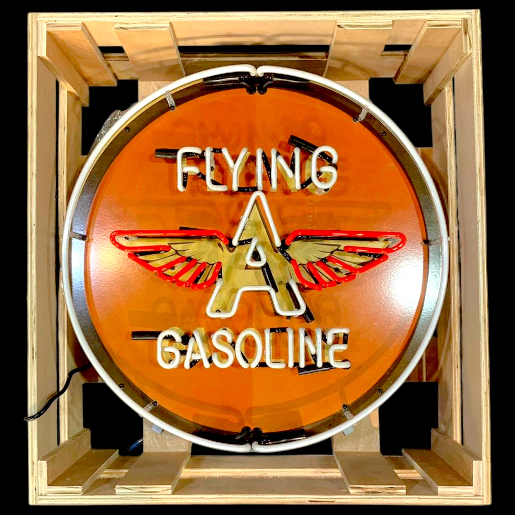 FLYING-GASOLIN USA ネオンサイン OPEN ジャンク 【公式通販】