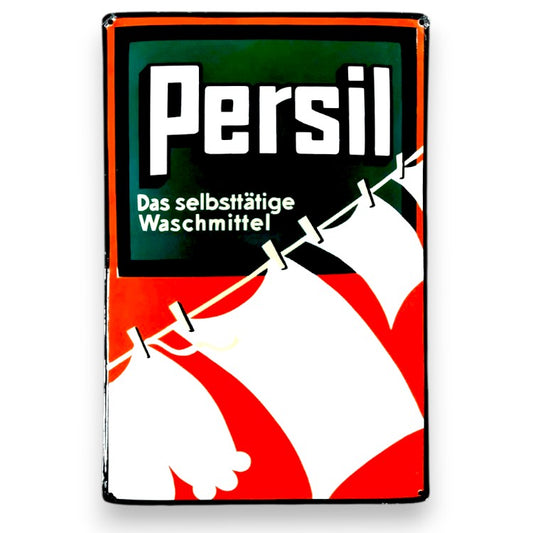 Persil Clothes Line Porcelain Enamel Vintage Metal Reproduction