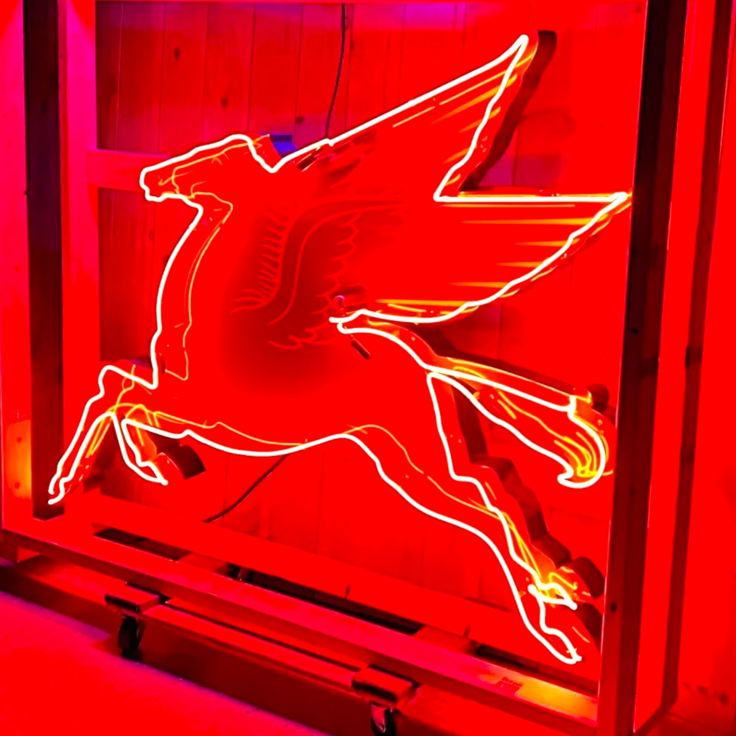 Shop All Mobil Gas Vintage Signs - Real Glass Neon & Porcelain