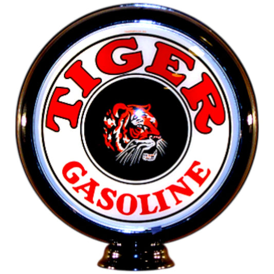 Tiger Gasoline Lighted Globe Gas Pump Topper