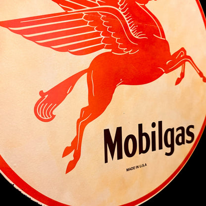 *Limited* Mobilgas Red Pegasus Double-Sided Large Porcelain Enamel on Steel (DS 30-Inch)