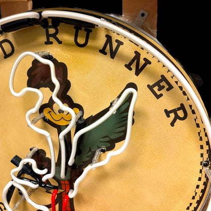 Road Runner Superbird Single-Sided Neon Porcelain Box Sign