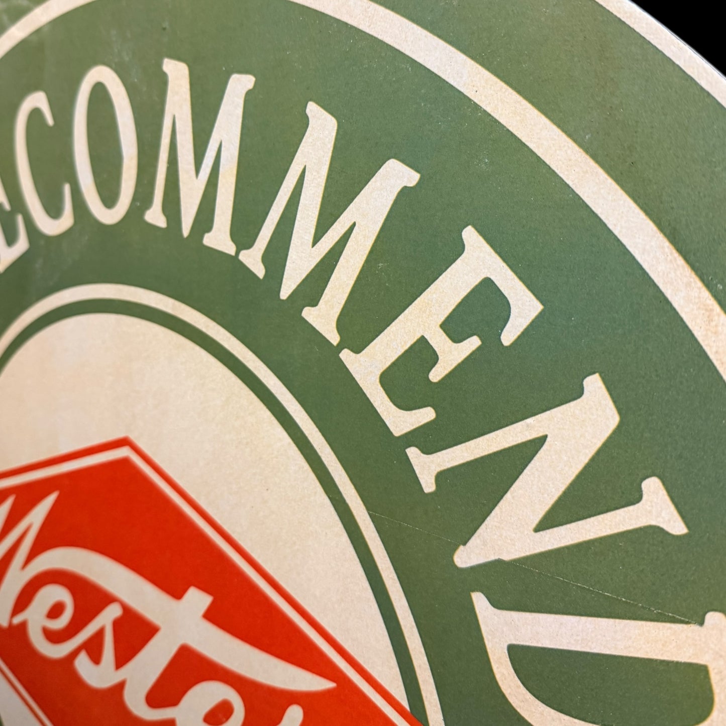 *Limited* Western Ammunition Double-Sided Large Porcelain Enamel on Steel (DS 30-Inch)