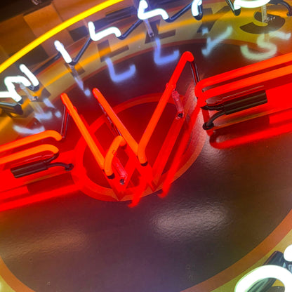 Willys Jeep Sales-Service Single-Sided Neon Porcelain Box Sign