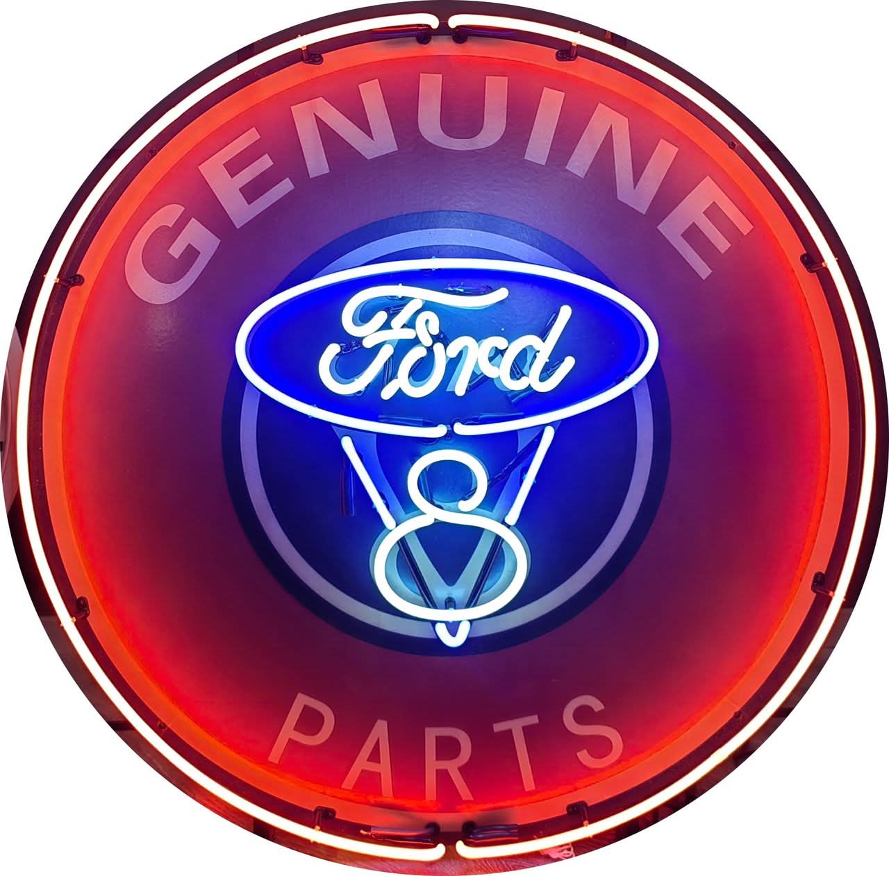 Find Vintage Neon Vintage V8 Ford Parts Signs Original or Reproduction