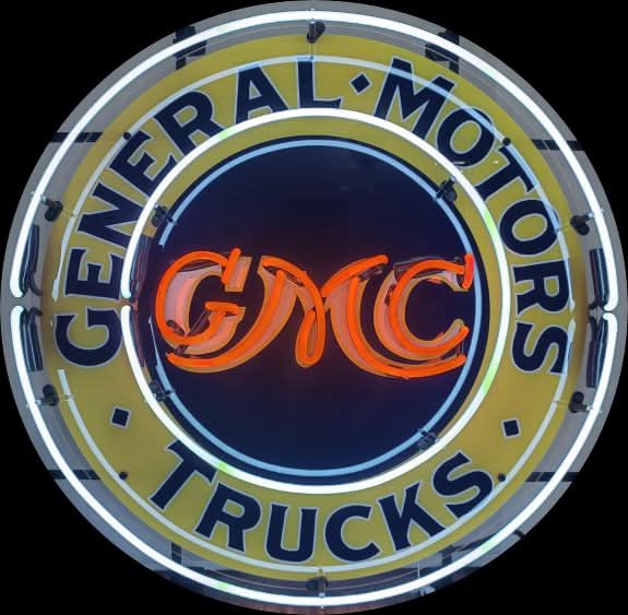 Find Vintage Neon GMC Trucks General Motors  Signs Original or Reproduction