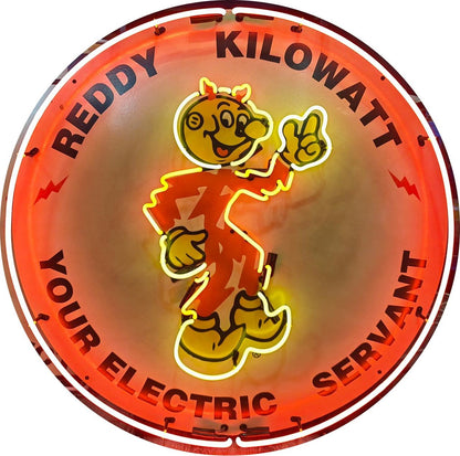 Find Vintage Neon Reddy Kilowatt Electric Servant Signs Original or Reproduction
