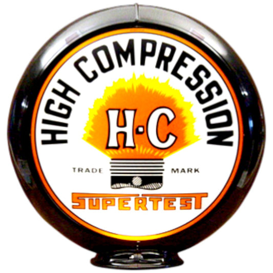 Supertest High Compression Gasoline Lighted Globe Gas Pump Topper