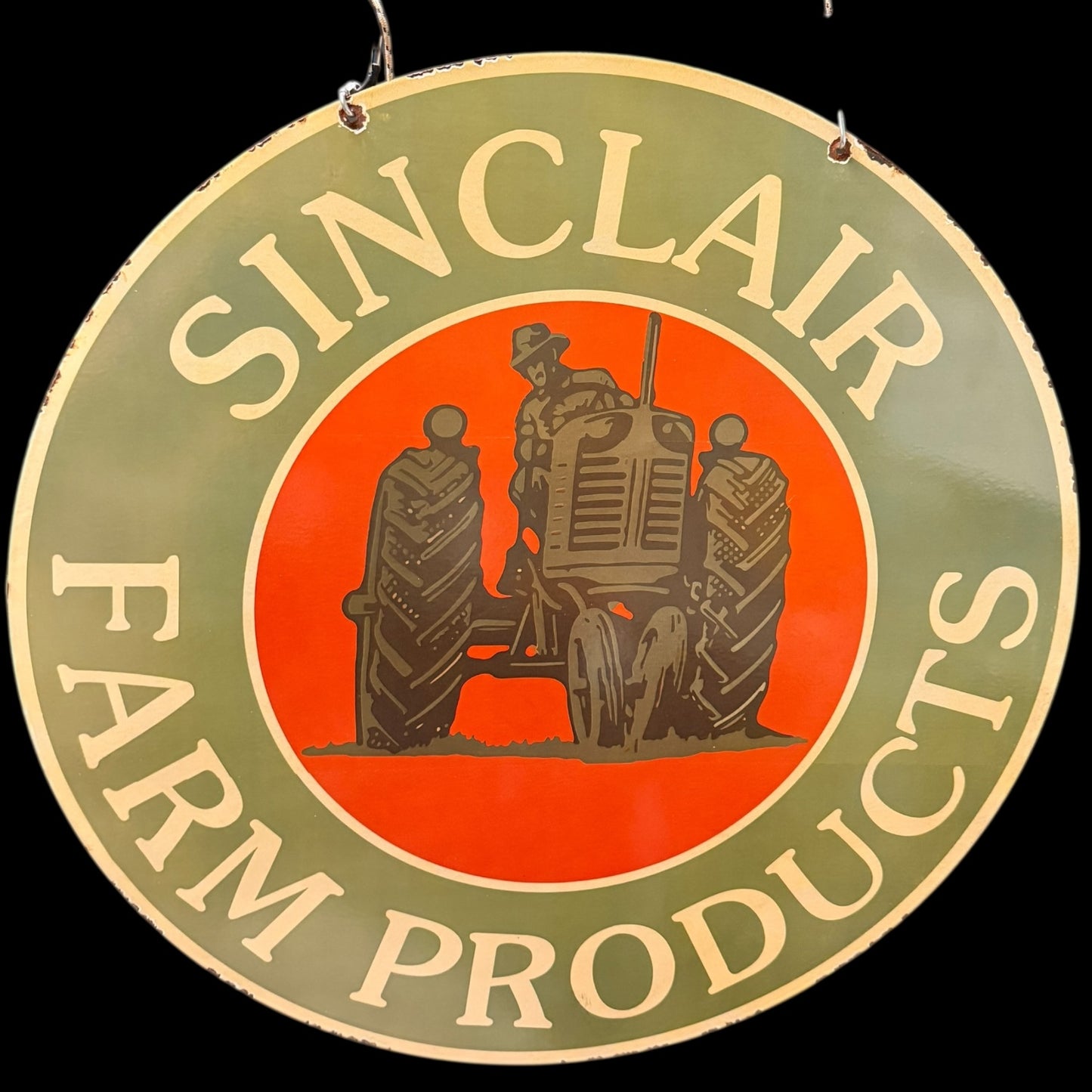 *Limited* Sinclair Farm Products Double-Sided Large Porcelain Enamel on Steel (DS 30-Inch)