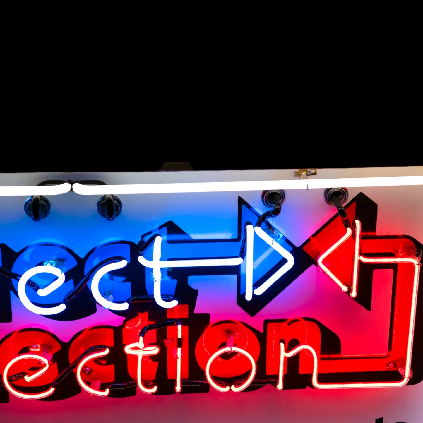 Mopar Direct Connection Neon Sign - Real Glass & Porcelain - Factory Performance Parts