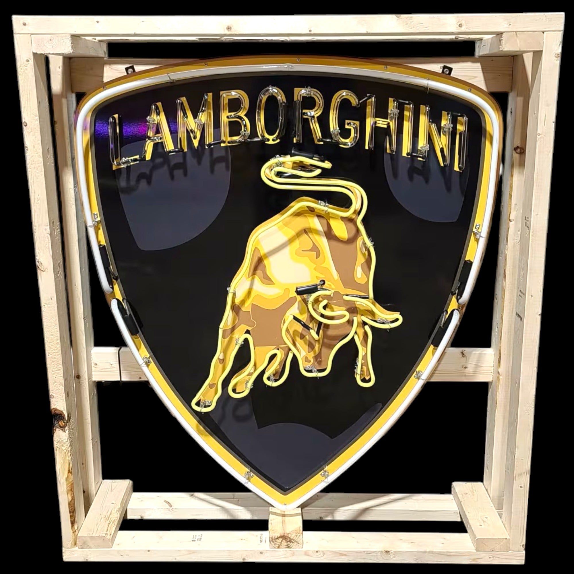 最終値下げ‼️LAMBORGHINI ランボルギーニ LED3Dネオン看板 ‼️ 最終